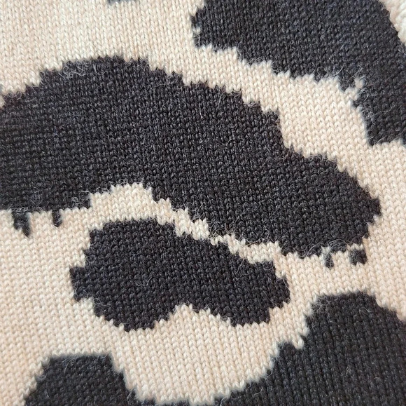 NWT || LITA by CIARA || cheetah print v neck sweater - Picture 5 of 6